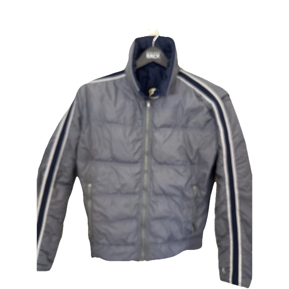 Vintage 80's Roffe Ski Puffer Jacket Size Women’s Small Navy/gray Md In The USA